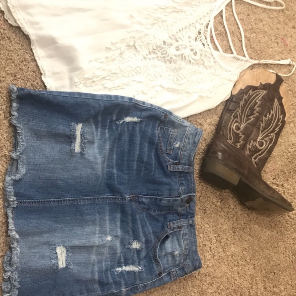 Jean skirt (mini)